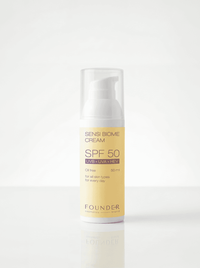 Sensi biome cream SPF 50 – профессиональная косметика FOUNDER.